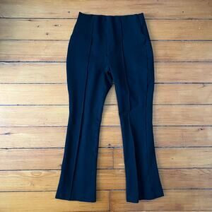 SPANX Women's Perfect Fit Ponte Flare Pants Black Pull On Trousers Medium